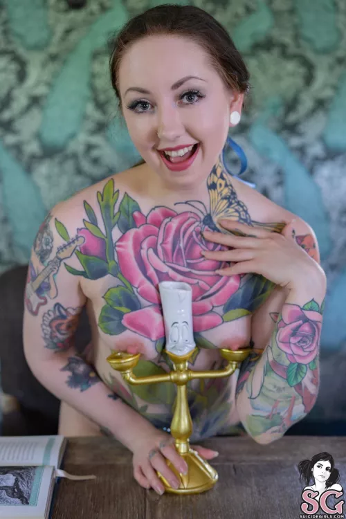 Belle from Beauty and the Beast by Kaydie by SuicideGirls