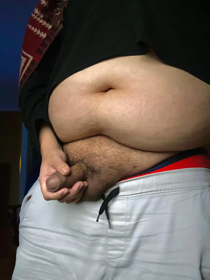 Belly and cock is feeling very soft today. posted by Chubbiboiboi