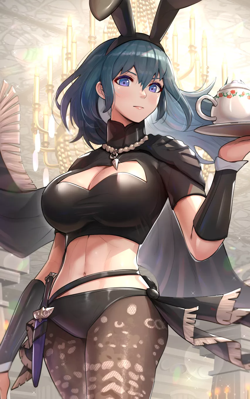 Belly Button Bunny Byleth [Fire Emblem: Three Houses] posted by guysome11
