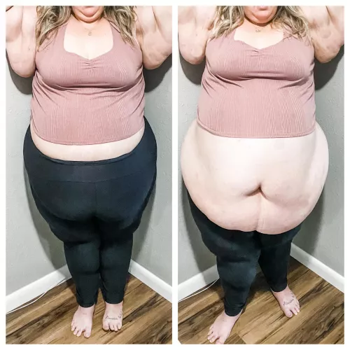 Belly in vs. belly out, belly out always wins! by bigbellybrooke