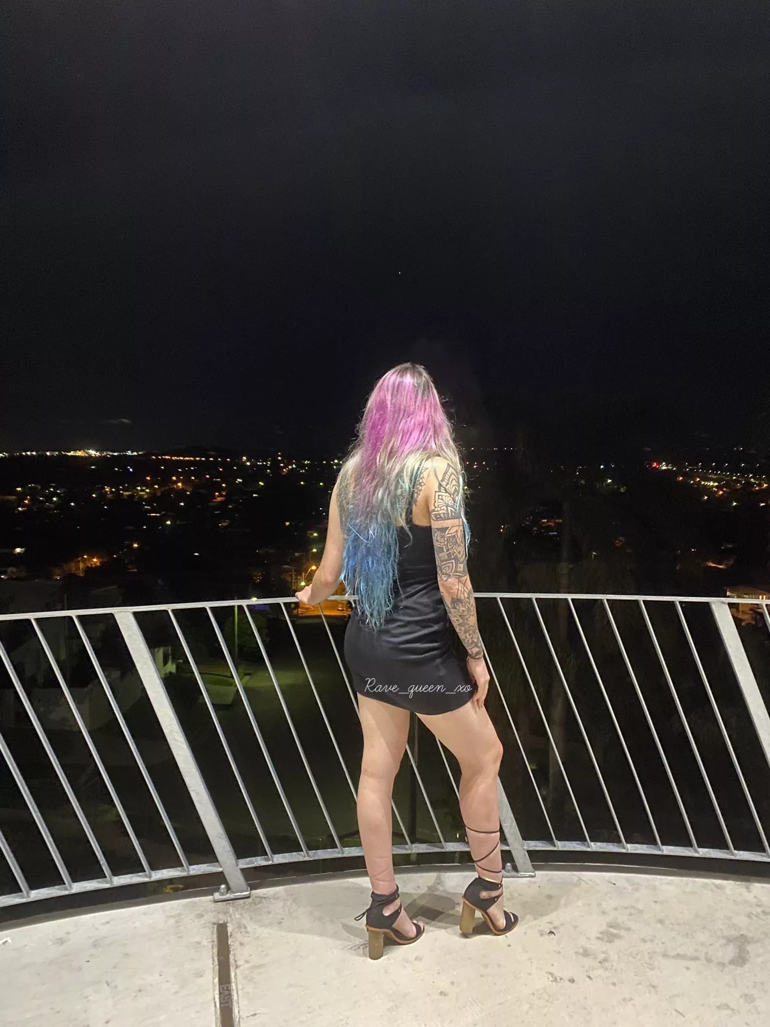 Bend me over this rail 💜 posted by Rave_queen_xo