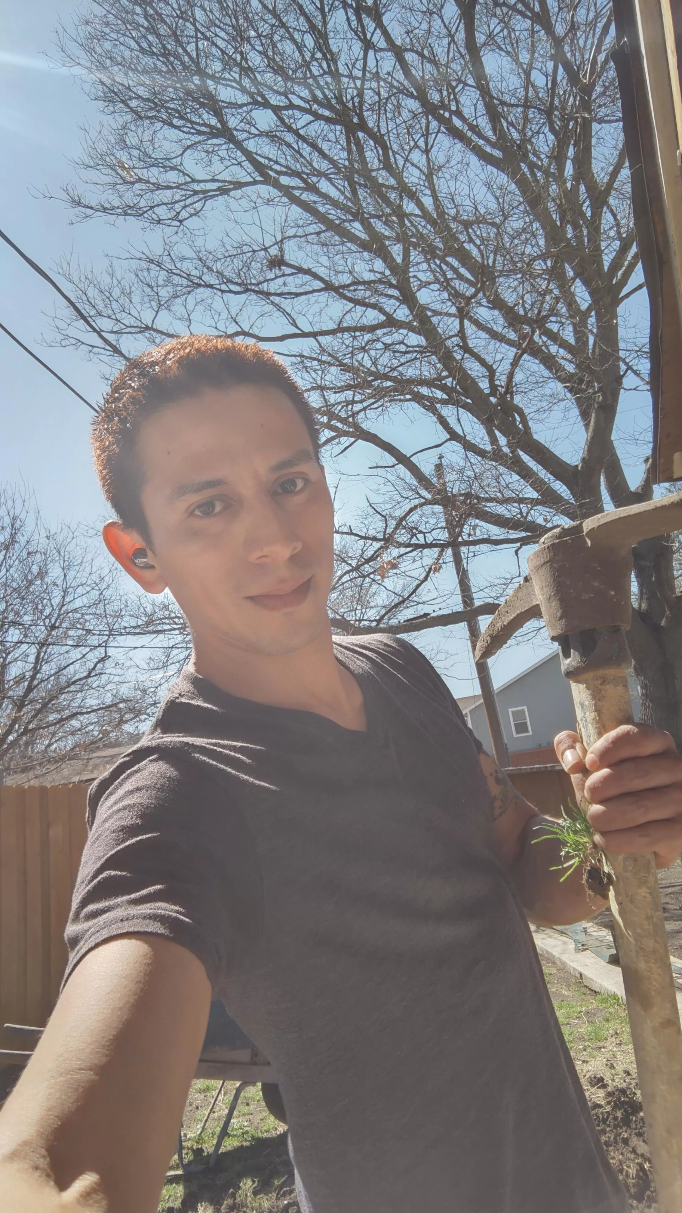 Besides gaming, who also enjoys working outside when the wethate is nice. let's play some real life Mine raft lol posted by tcjdj