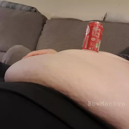 Best place for your sugary drink after a large stuffing by bbwmochyn