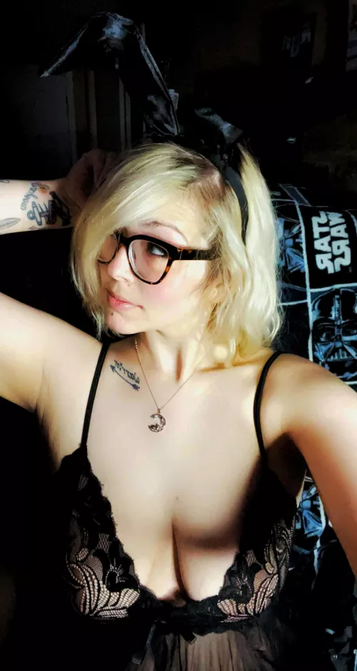 Better not hop too hard in this outfit by thewolfandbunny