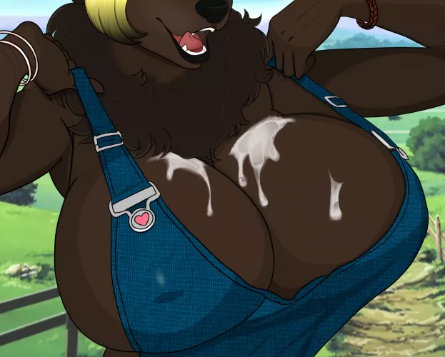 Big bear in Overalls [F] (Siur) by WonderOfUwU