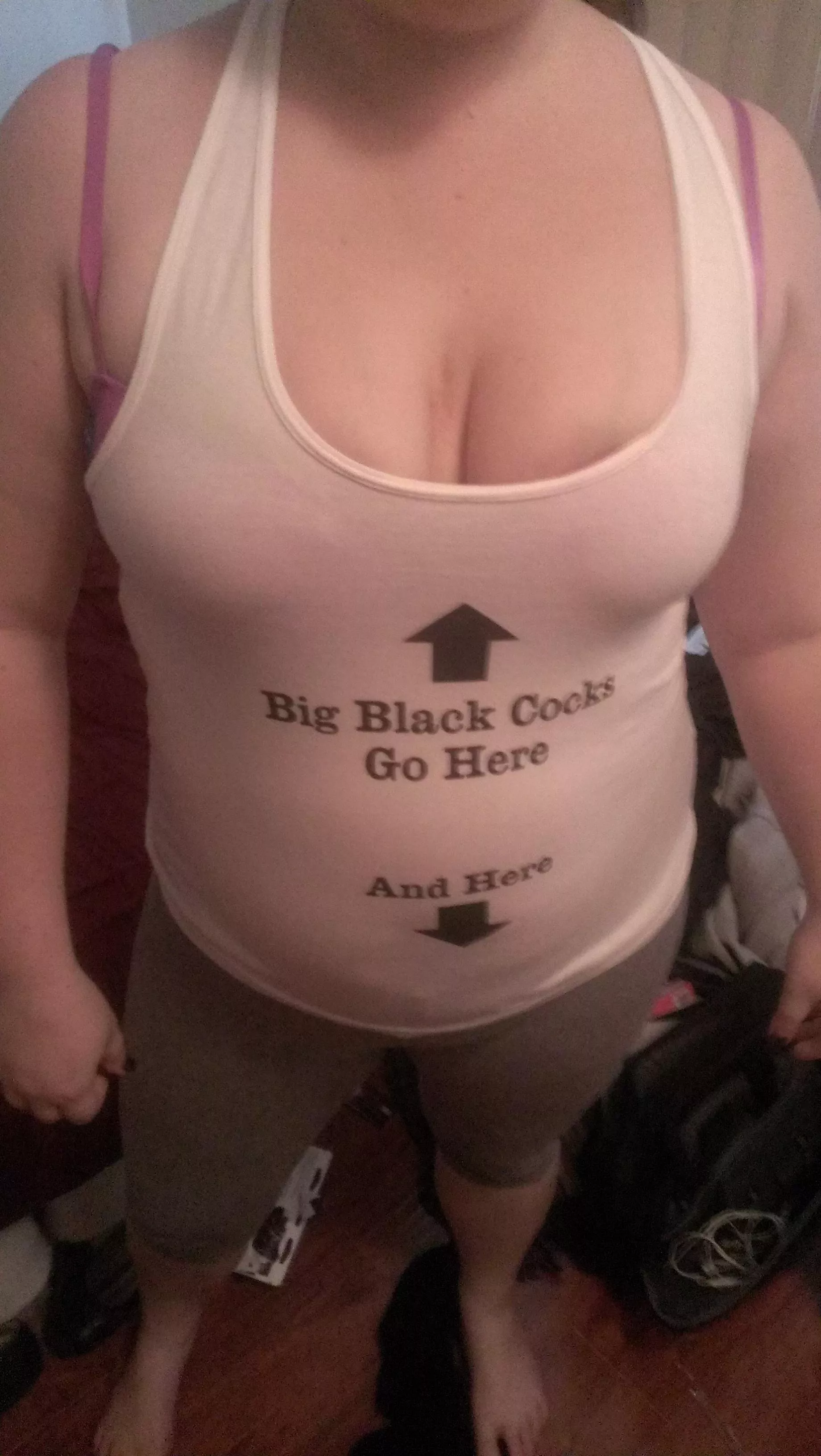 Big Black Cocks Go Here posted by throwawayfatslut
