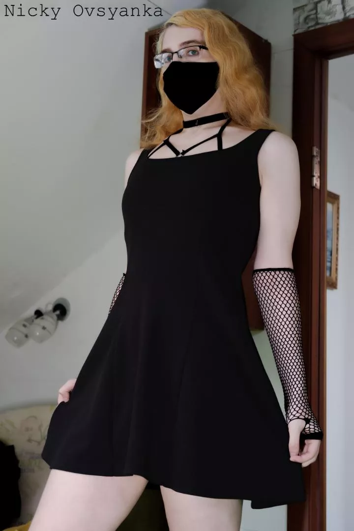 Big boy in cute black dress posted by sir_ovsyanka