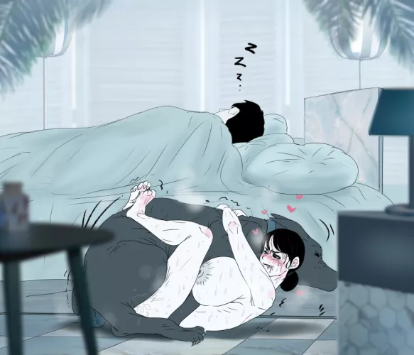 Big dog vs big boobs lady (ante90) by Crazy_Cowboy_99