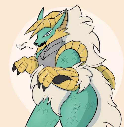 Big shout outs to u/Pawzzy for the commission. It was my first one, but turned out fantastic! by sadistgamer