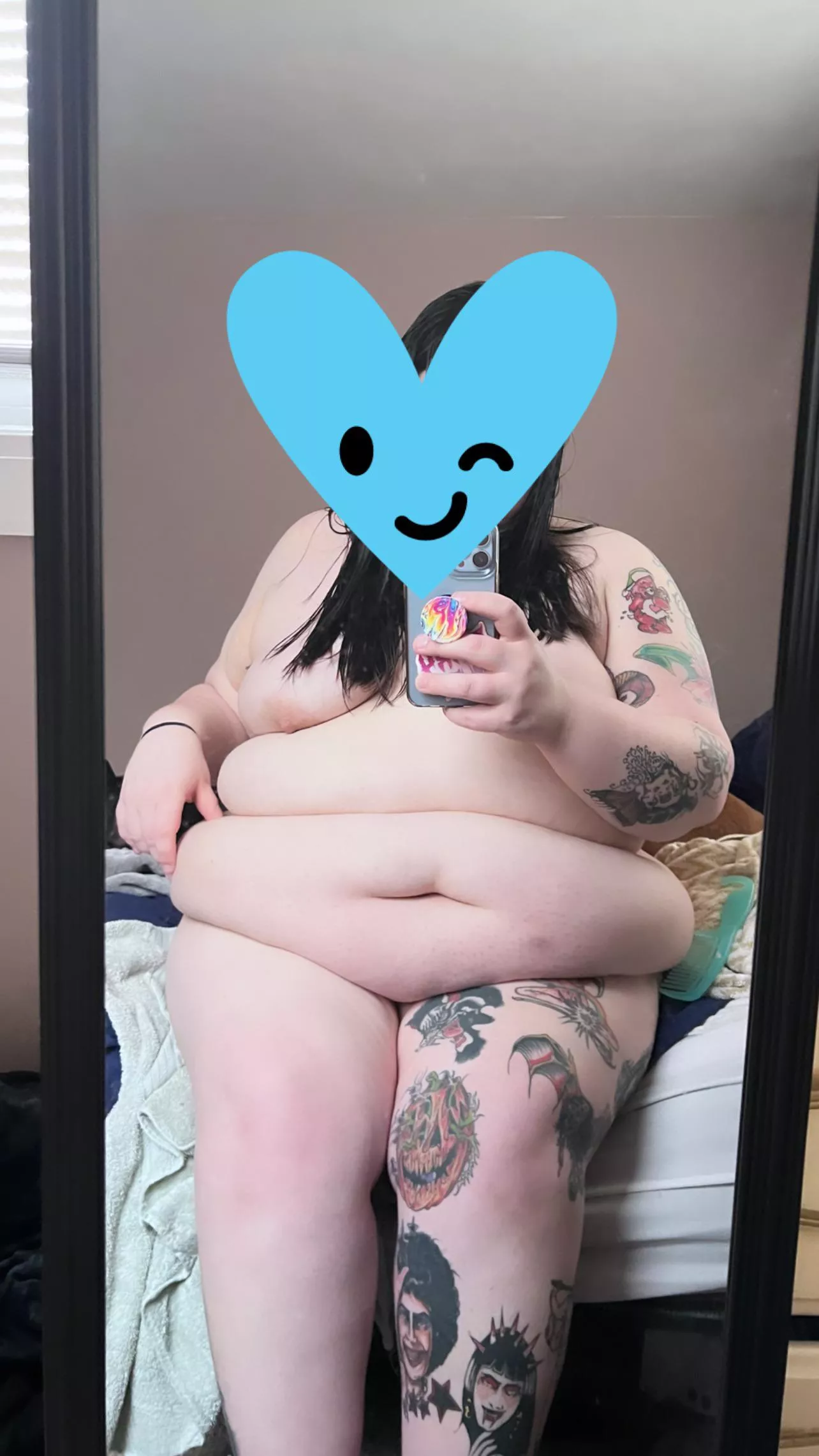Big soft squishy belly 😌😘 do you like tattoos? posted by CryptsOfWinterfell