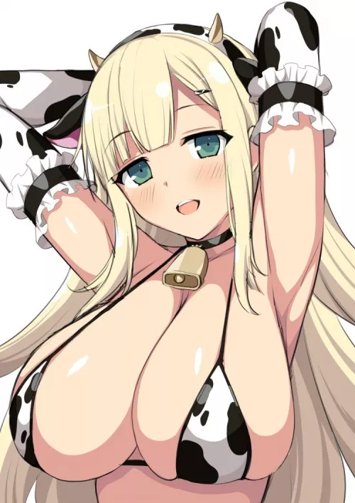 Big Tits In Cow Bikini (horosuke) by SecretMystogan
