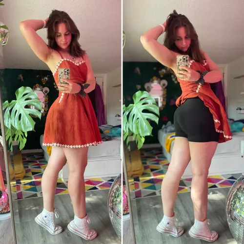 Bike shorts under dresses give me a newfound sense of freedom [F] by shibahuskymom