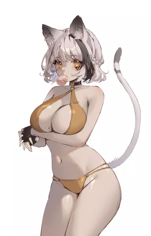 Bikini nekomimi by ChristianBonifacio1