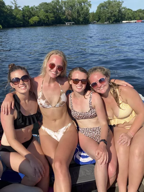 Bikinis on a boat by clairewoodsluvr