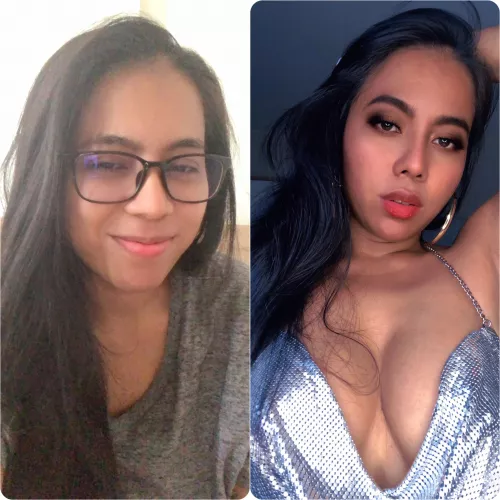 Bimbo journey story: My silver glomesh top clings to my body and makes me feel ready to make men hard at the club; as I’m meant to do 🤤🥵🔥 by AsiaMorena