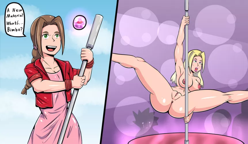 Bimbo Materia Mishap - bimbofication, breast expansion - AmuroSaotome by tffun77