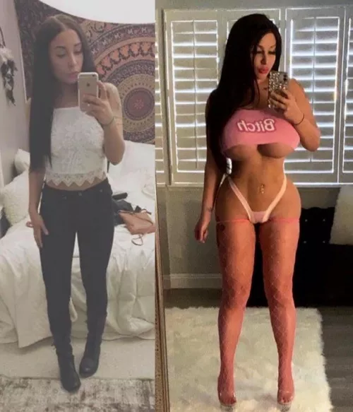 Bimbo transformation 😍 by kinkykat977