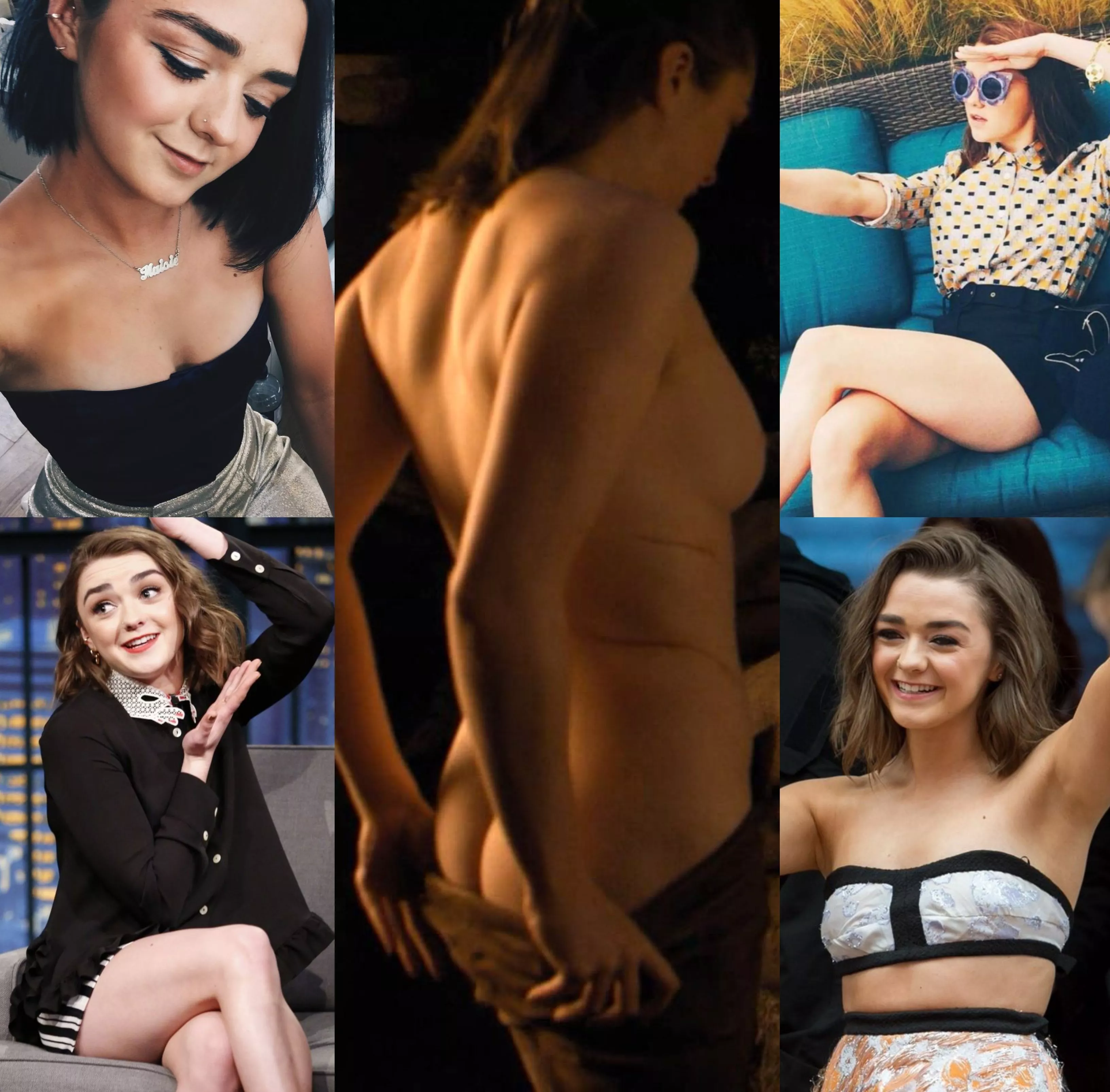 Birthday girl Maisie Williams has Cute Booty and Fine Legs. posted by JLovesCelebs