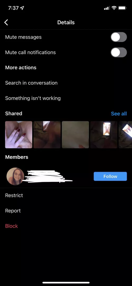 Bitch blocked me after I did some tribs for her so I think I’m gonna be exposing her ig and her pics and vids later by EconomyGazelle2276