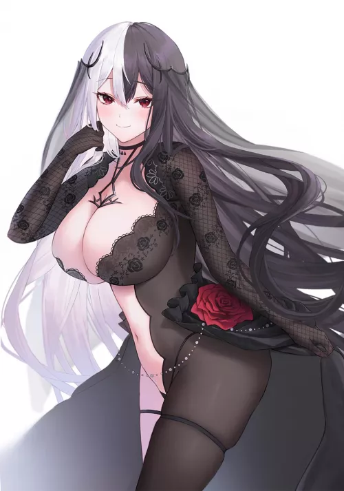 Black and White (MeruMeko) [Original] by elegantloveglimmer