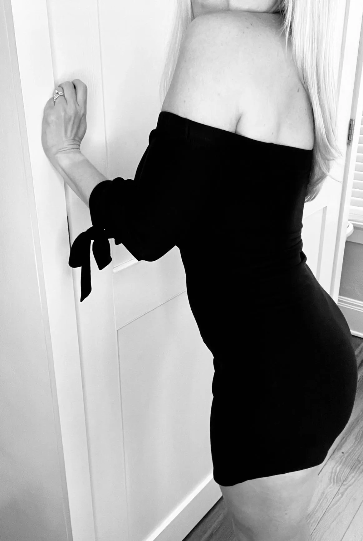 Black and white produces shades of gray for a classy, sexy subtle impression. posted by AvaSpade2022