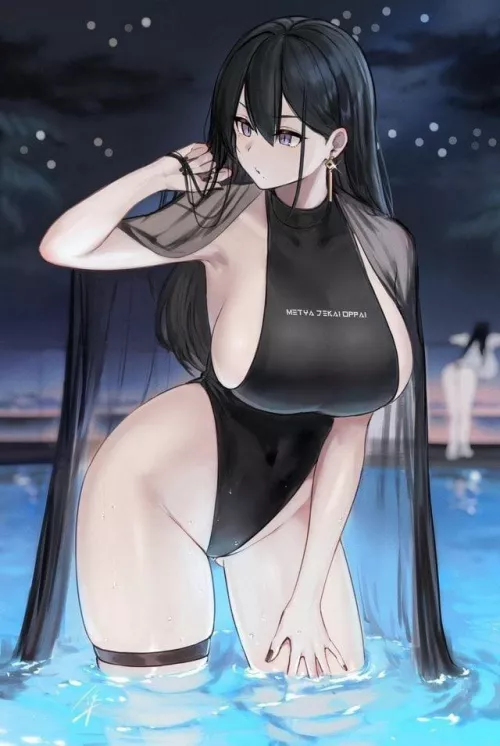 Black Bikini by Its_kalid112