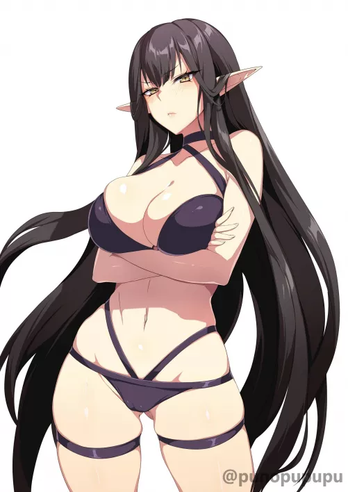 Black haired elf [Fate GO] by MSB4Revy
