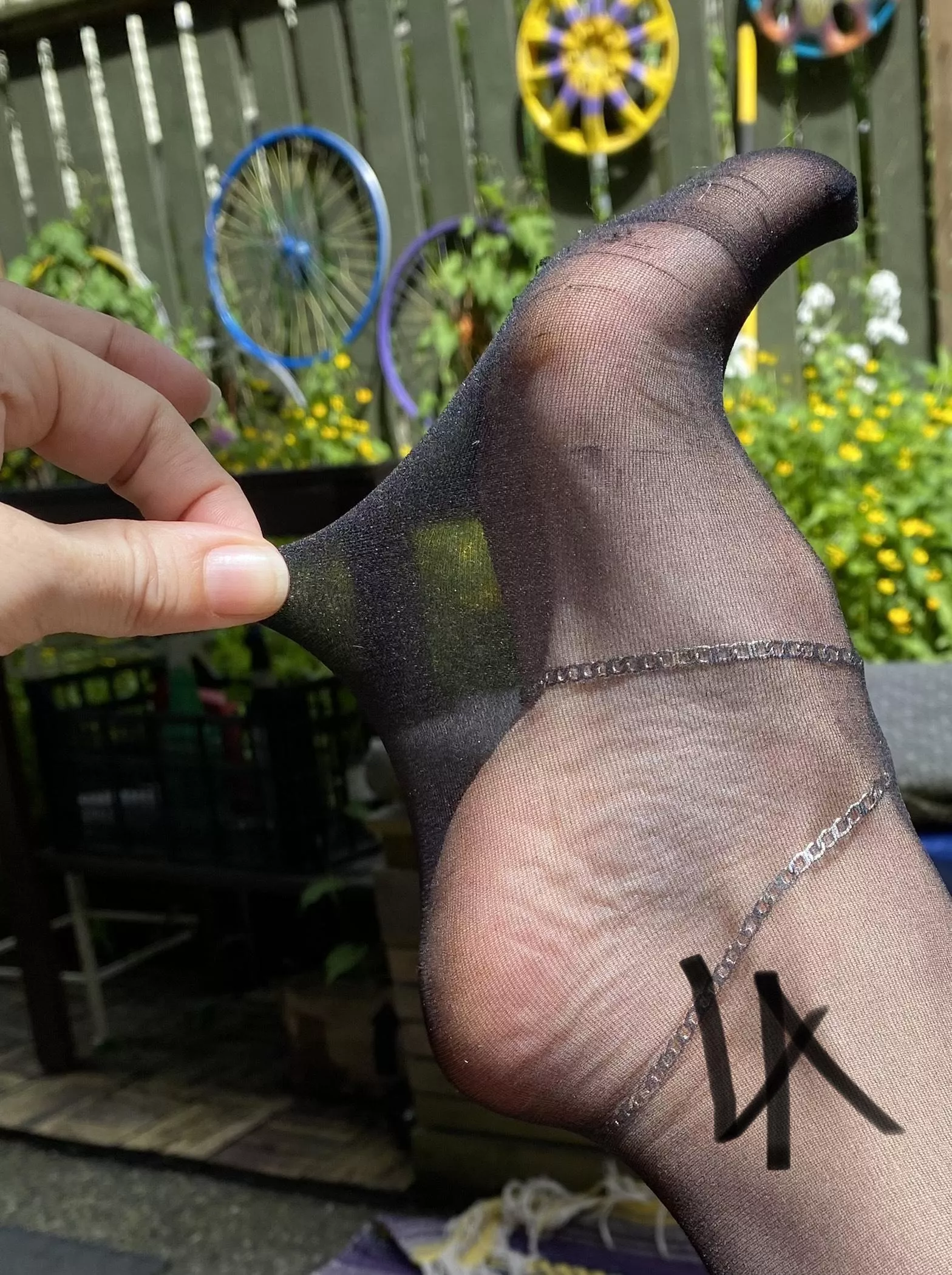 black hose posted by la_little_feet