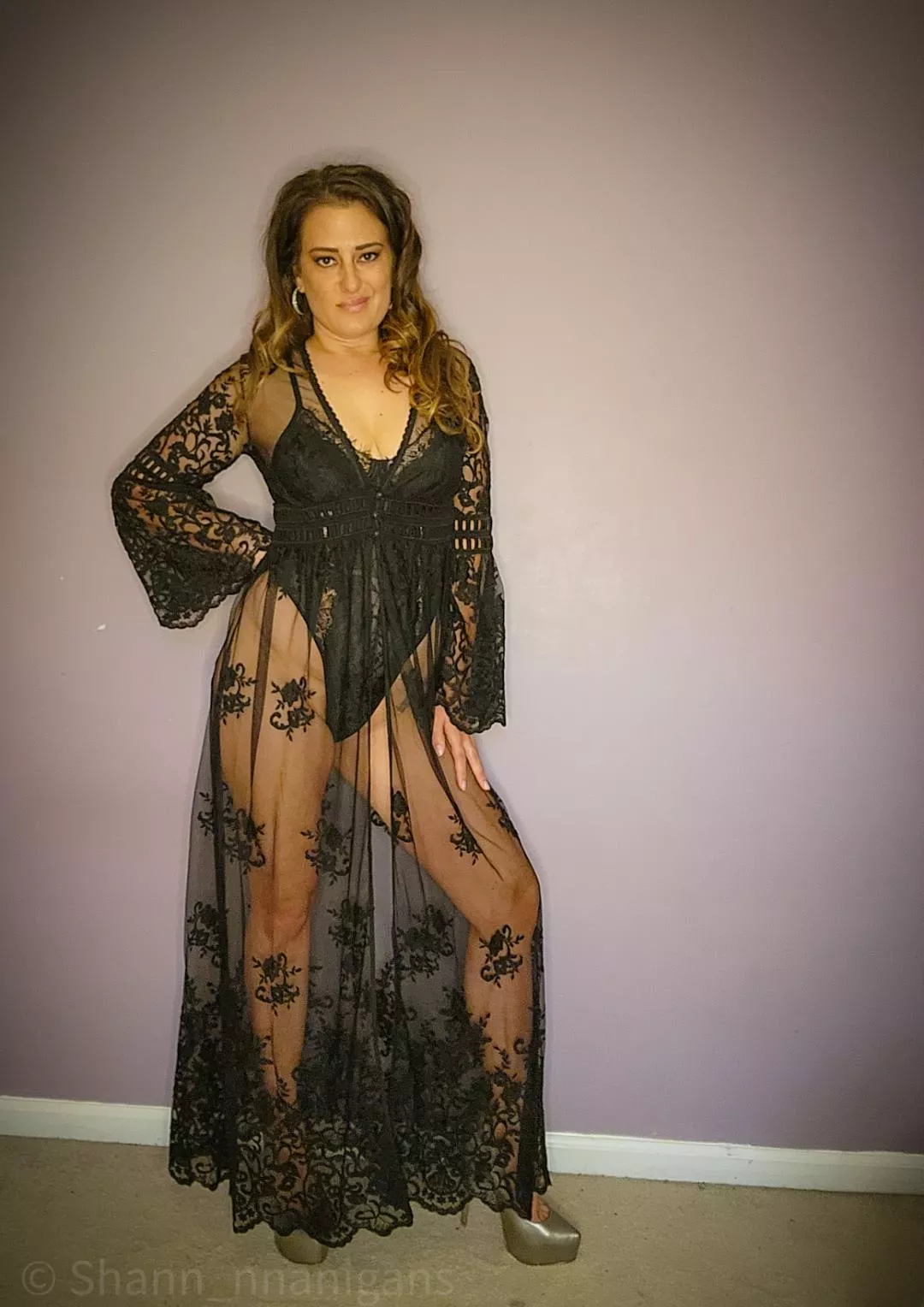 Black lace is classic. posted by shann_nnanigans