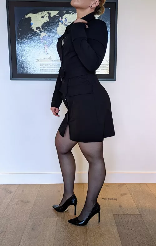 black on black for staff review day by MrsLewinsky