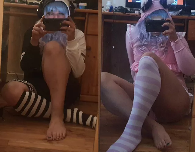 black 🖤or pink💖? by SabinaFemBoy