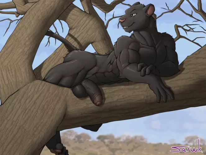 Black panther (Saruuk) by Asdfqwerty4206969