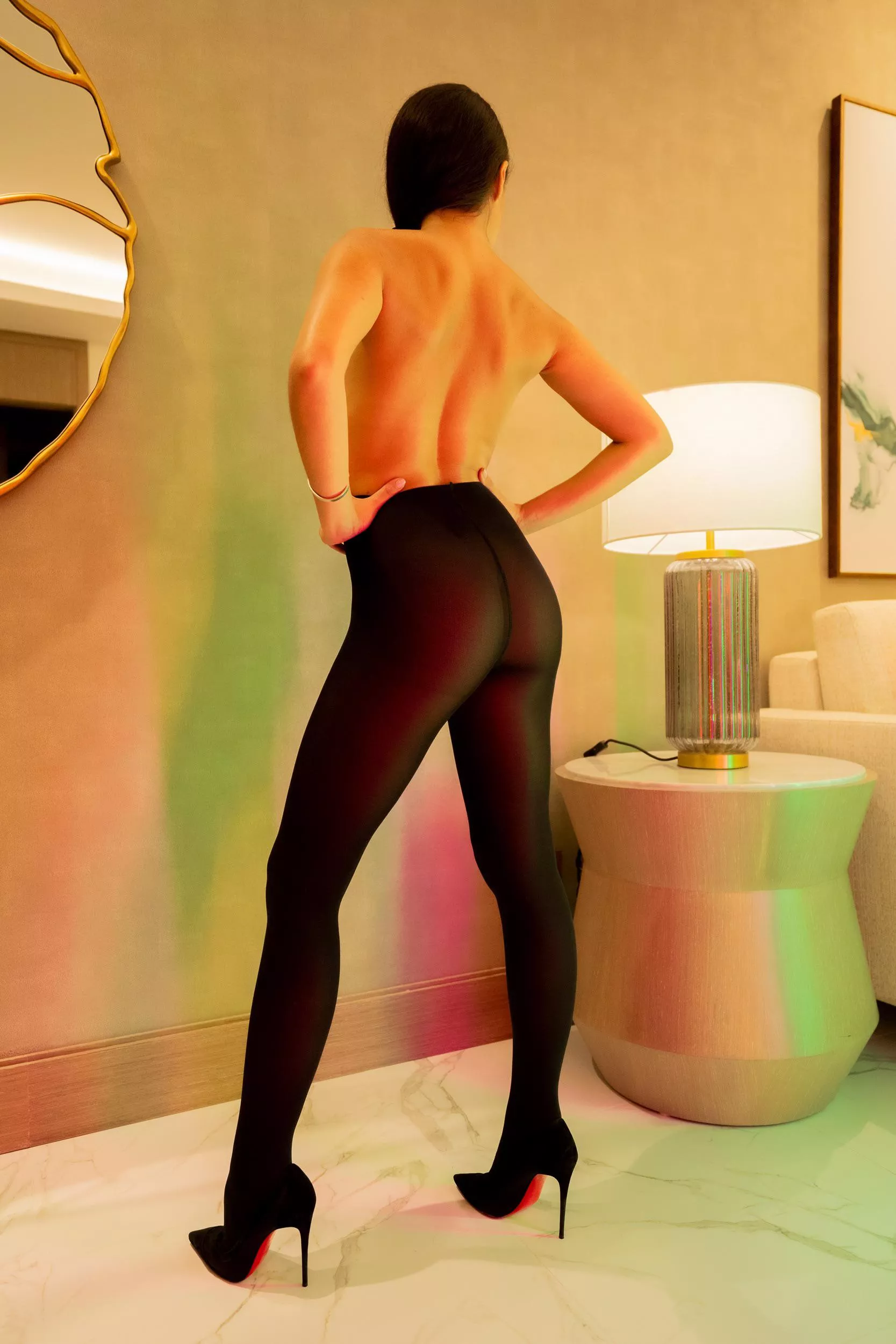 Black pantyhose posted by Fataleeurasian