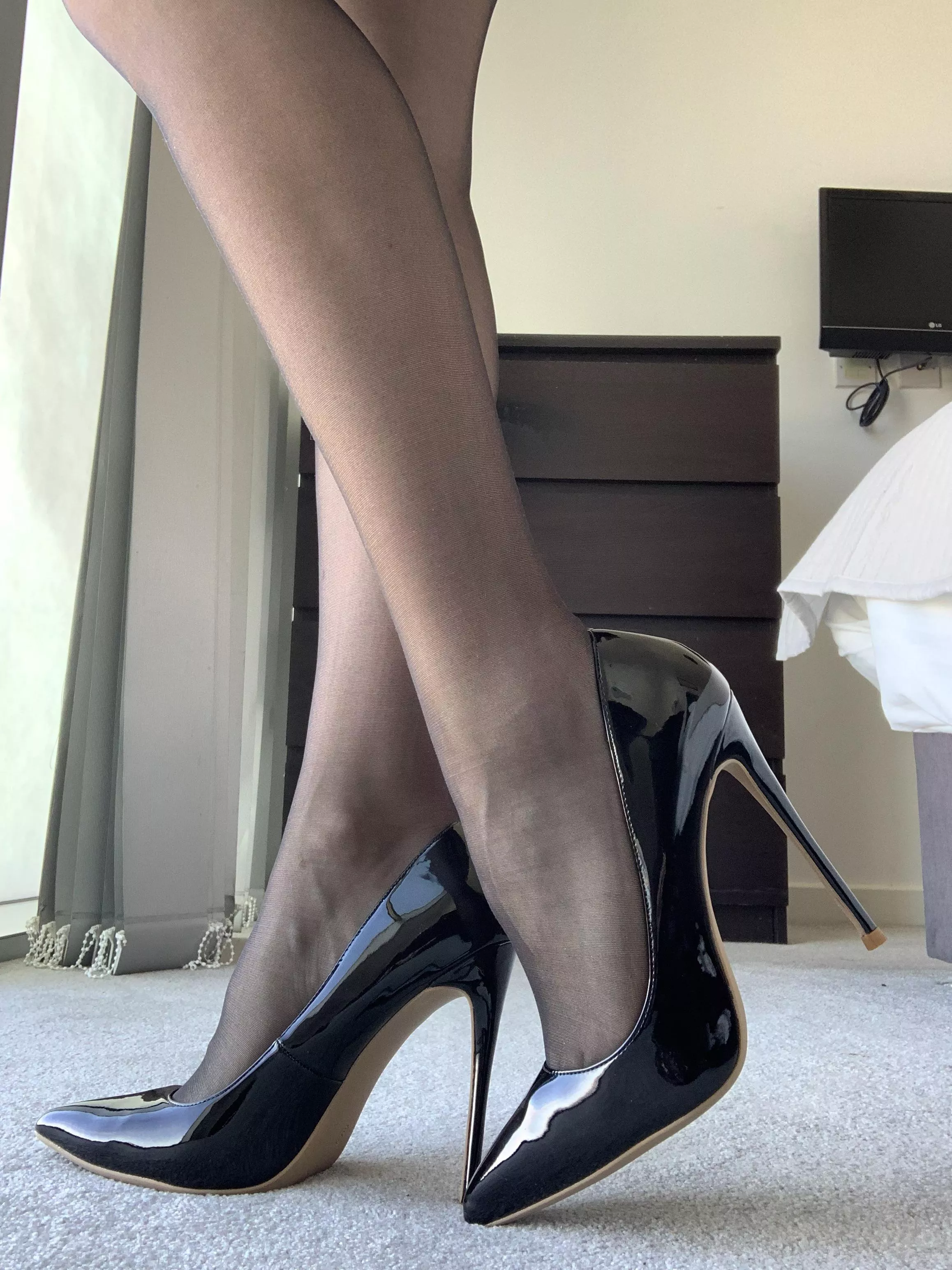 Black stiletto 🖤✨ posted by Viva_La_Diva69