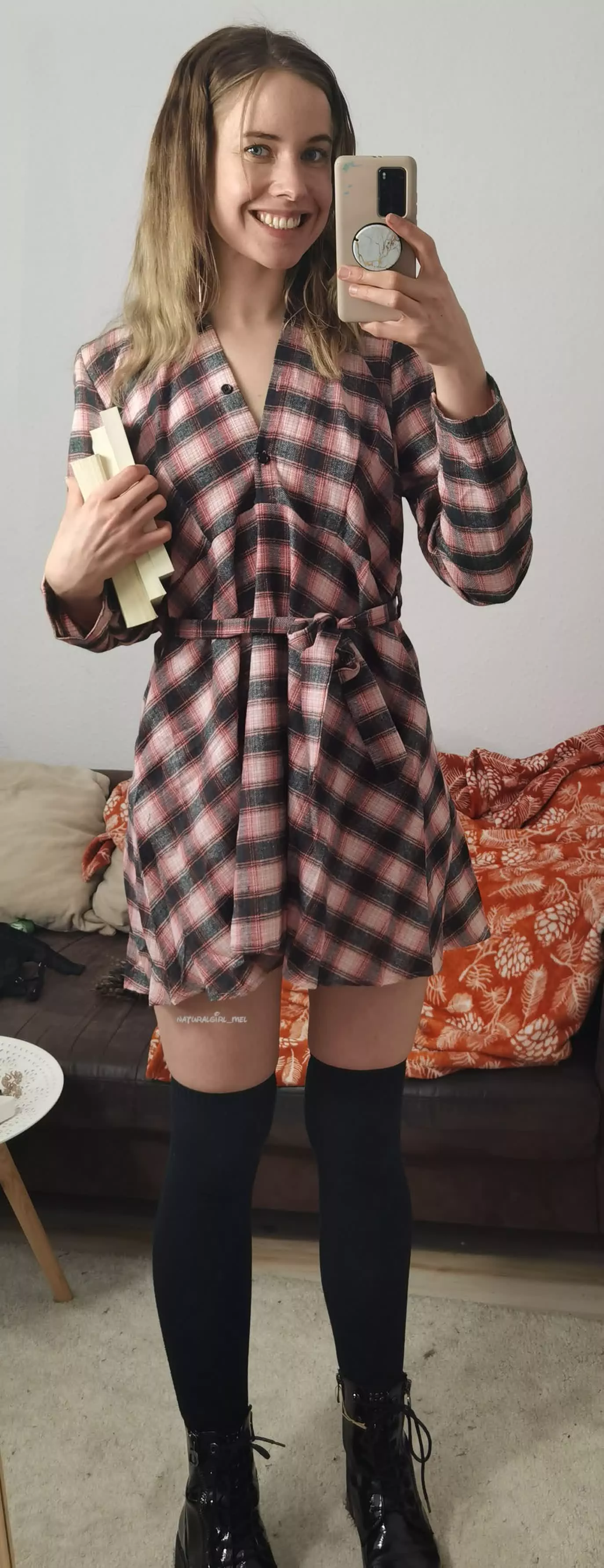 Black thighhighs worn by a librarian :) posted by naturalgirl_mel