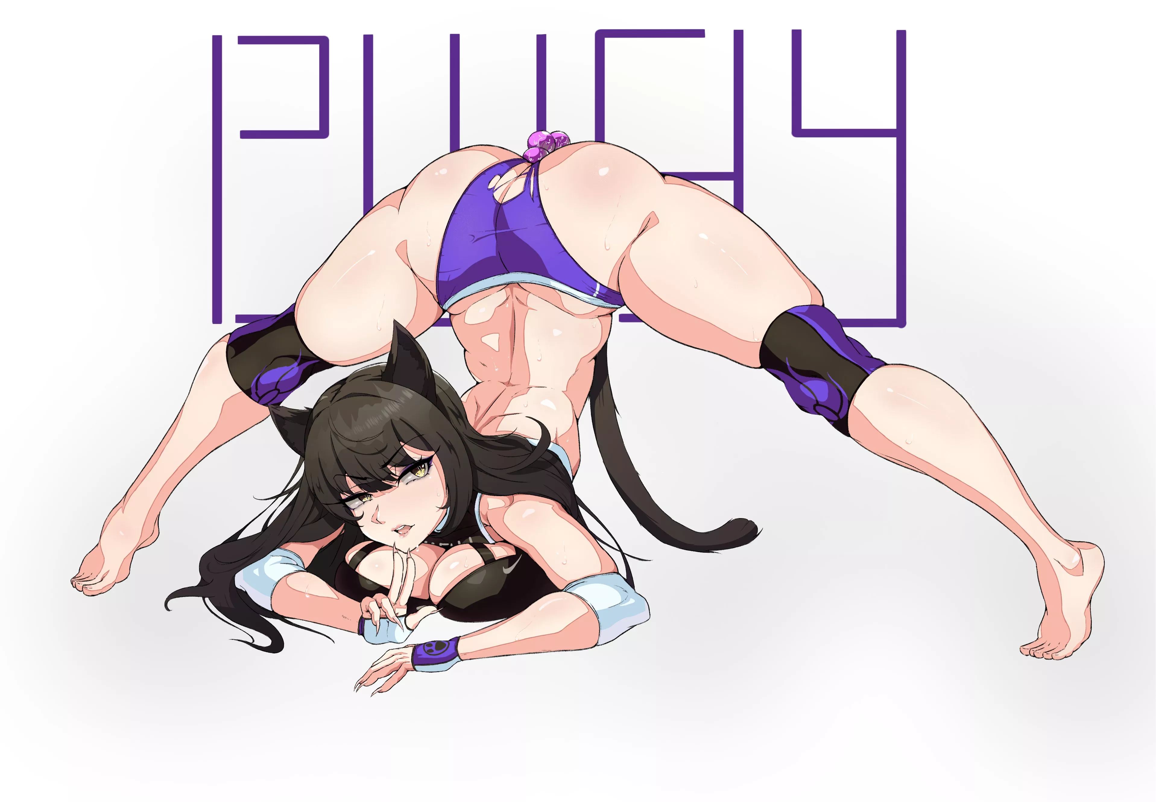 Blake Belladonna Stretching Show Off Anal Tail Plug posted by sequence_string