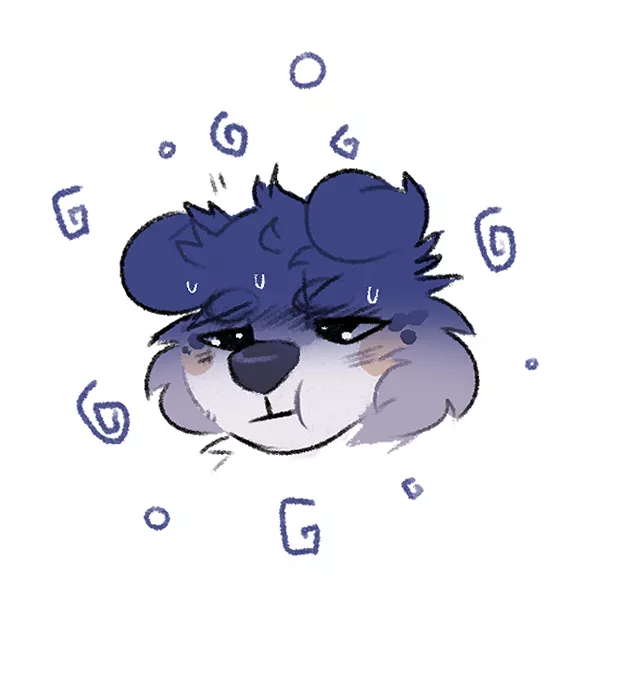 Blegh//art by me @flowfells on twitter posted by Flowfell