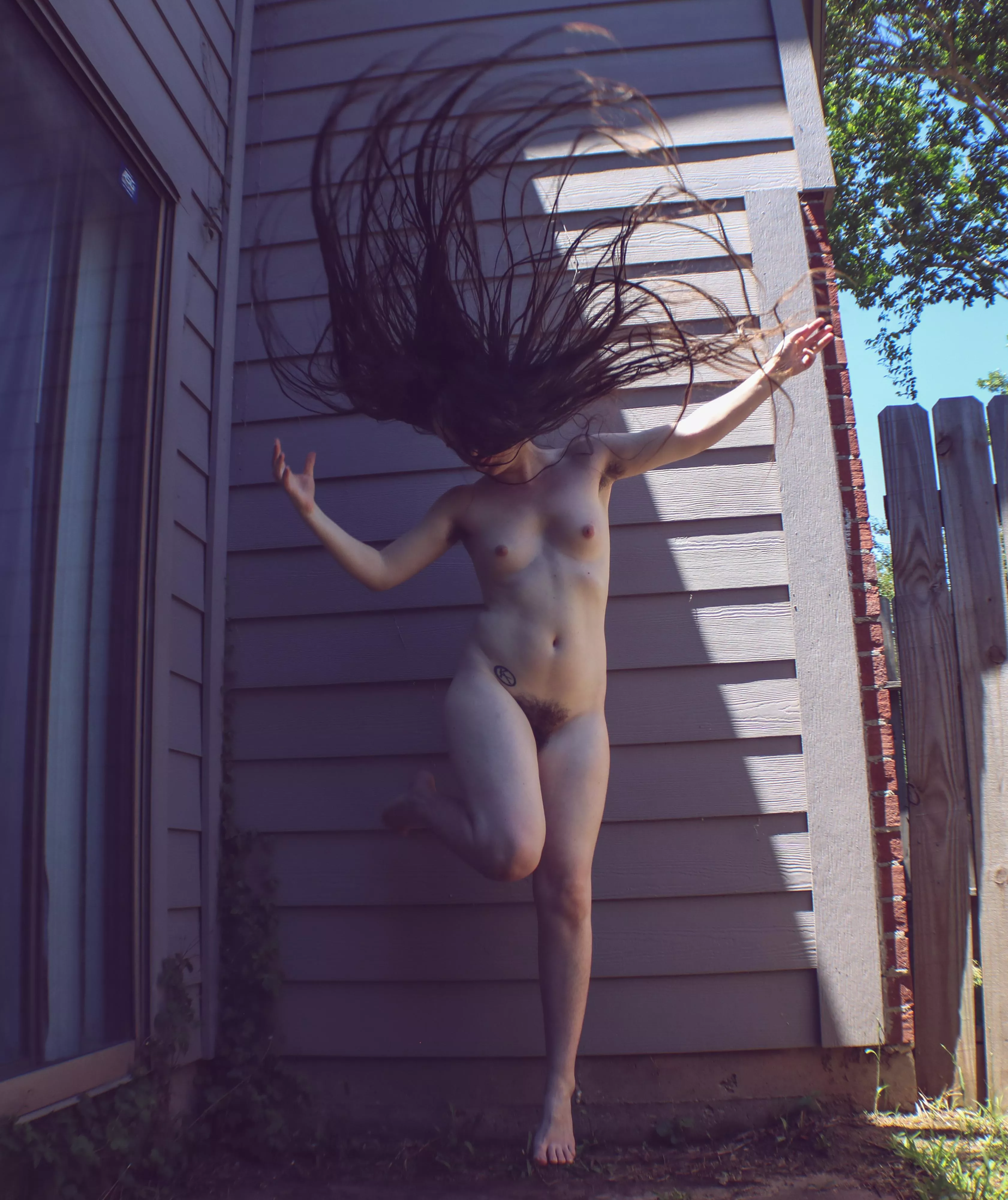 blooming tendrils (self shot) posted by _creature_feature