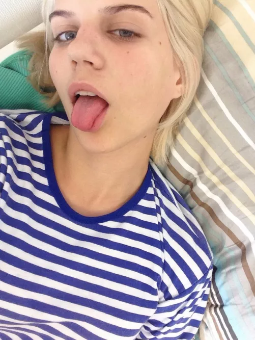 Blue and white stripes by nakedtimeacct