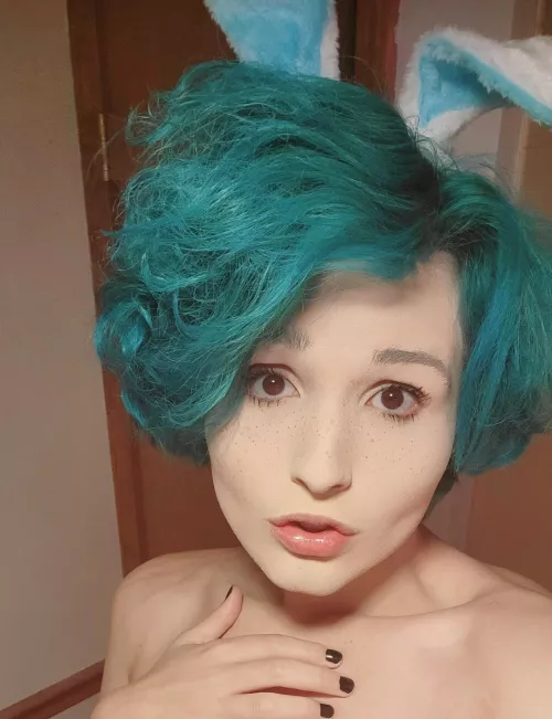 blue bunny boy by b0rkab0i