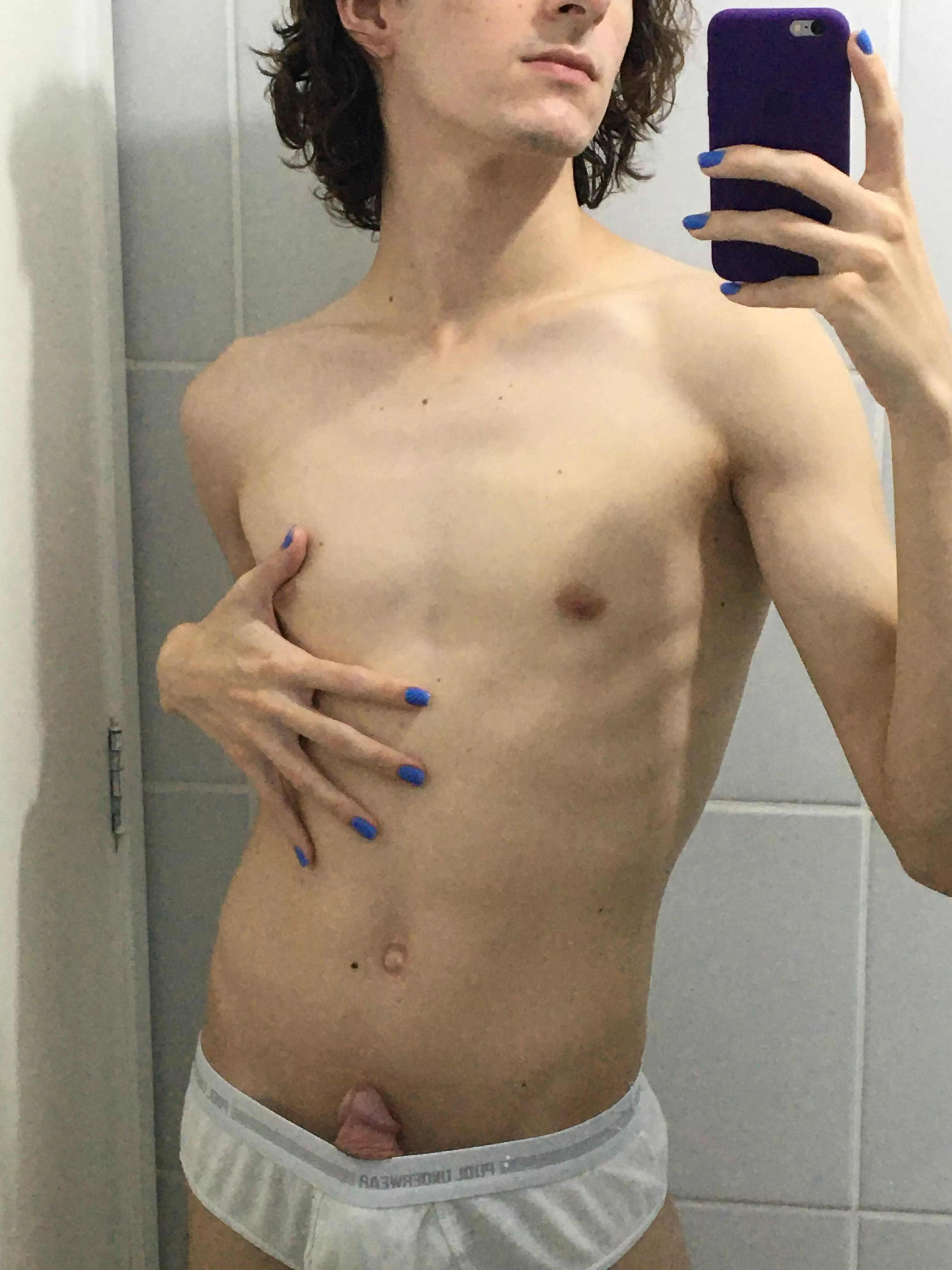 Blue is the color 😏💙 posted by gabsantzz