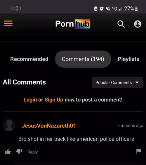 blue lives matter? by elechicken200