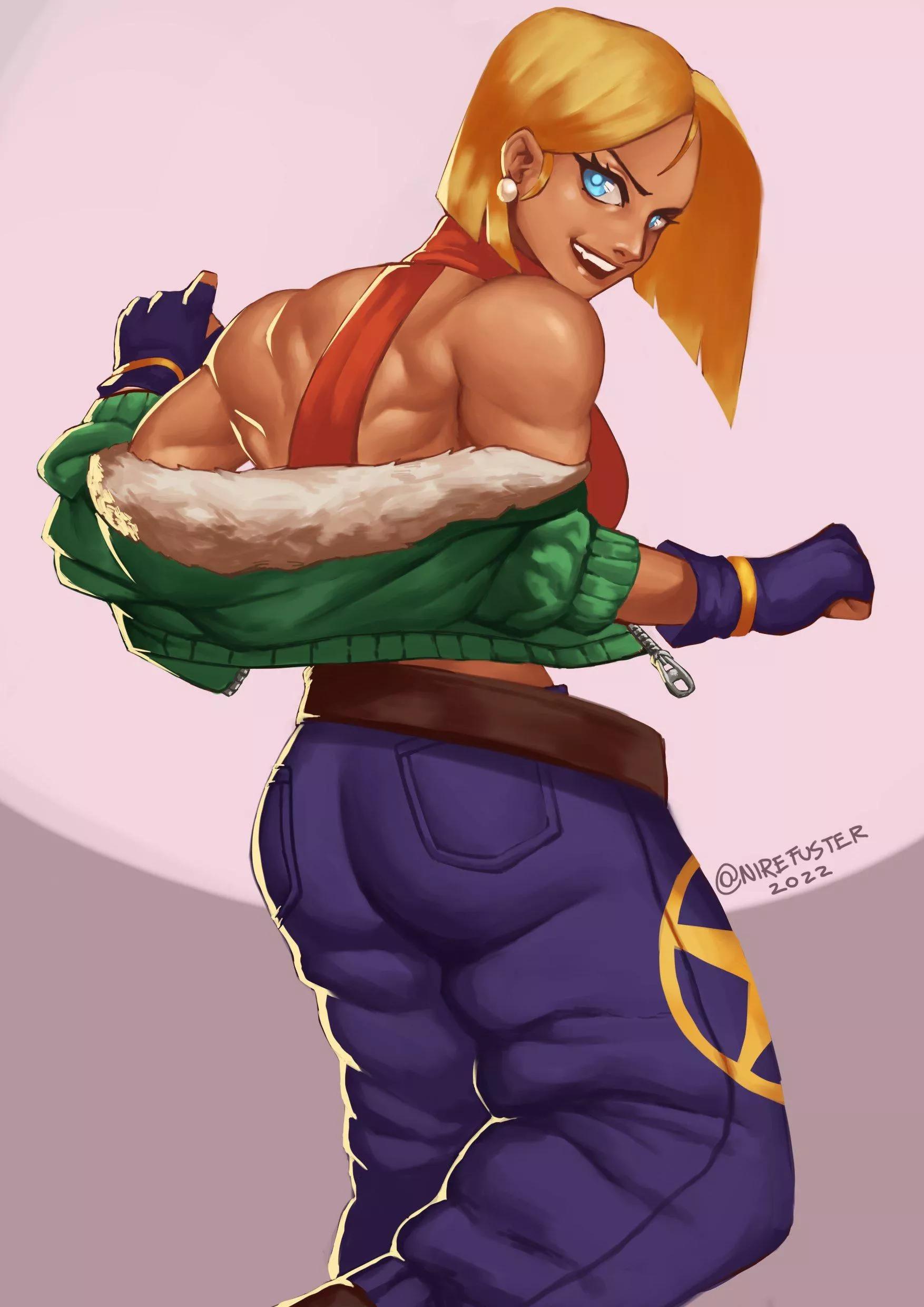 Blue Mary(@NireFuster)[King of Fighters] posted by TheTMoneyMan