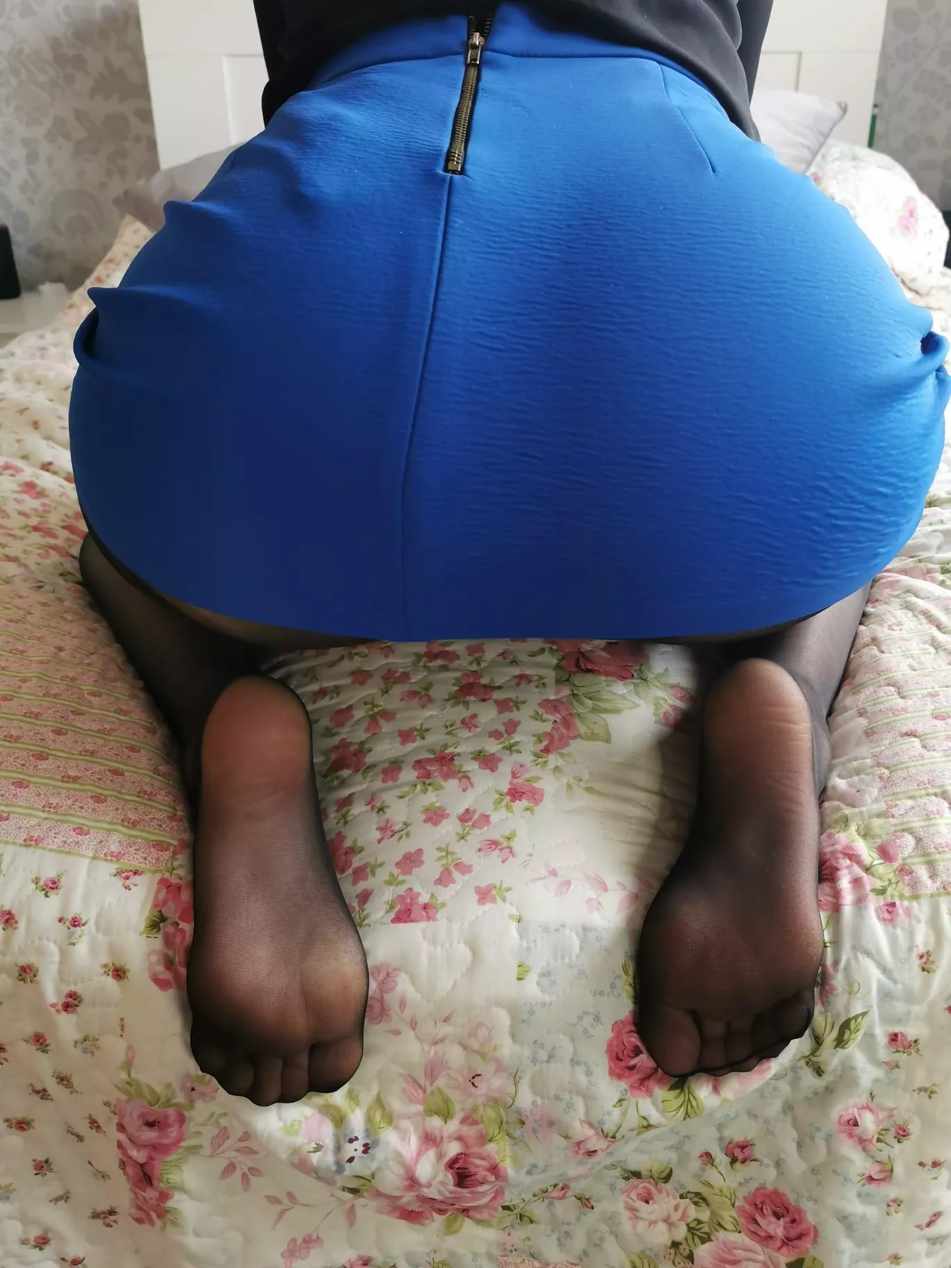Blue skirt is my new favourite posted by tiny_nylon_feet