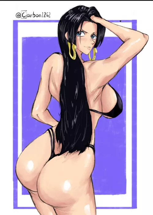 Boa Hancock by @carbon1262 on twitter by SussySalad