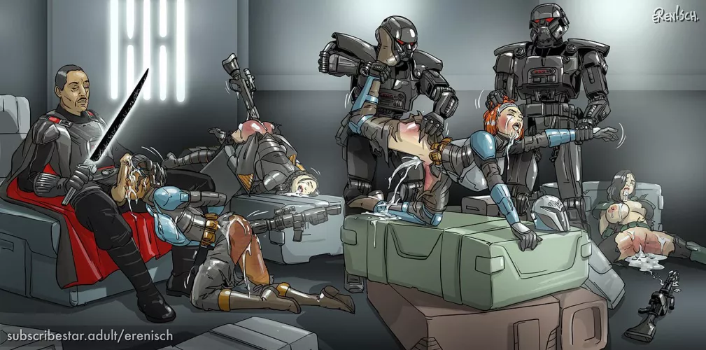 Bo-Katan and her squad defeated and defiled (Erenisch) by Drango13