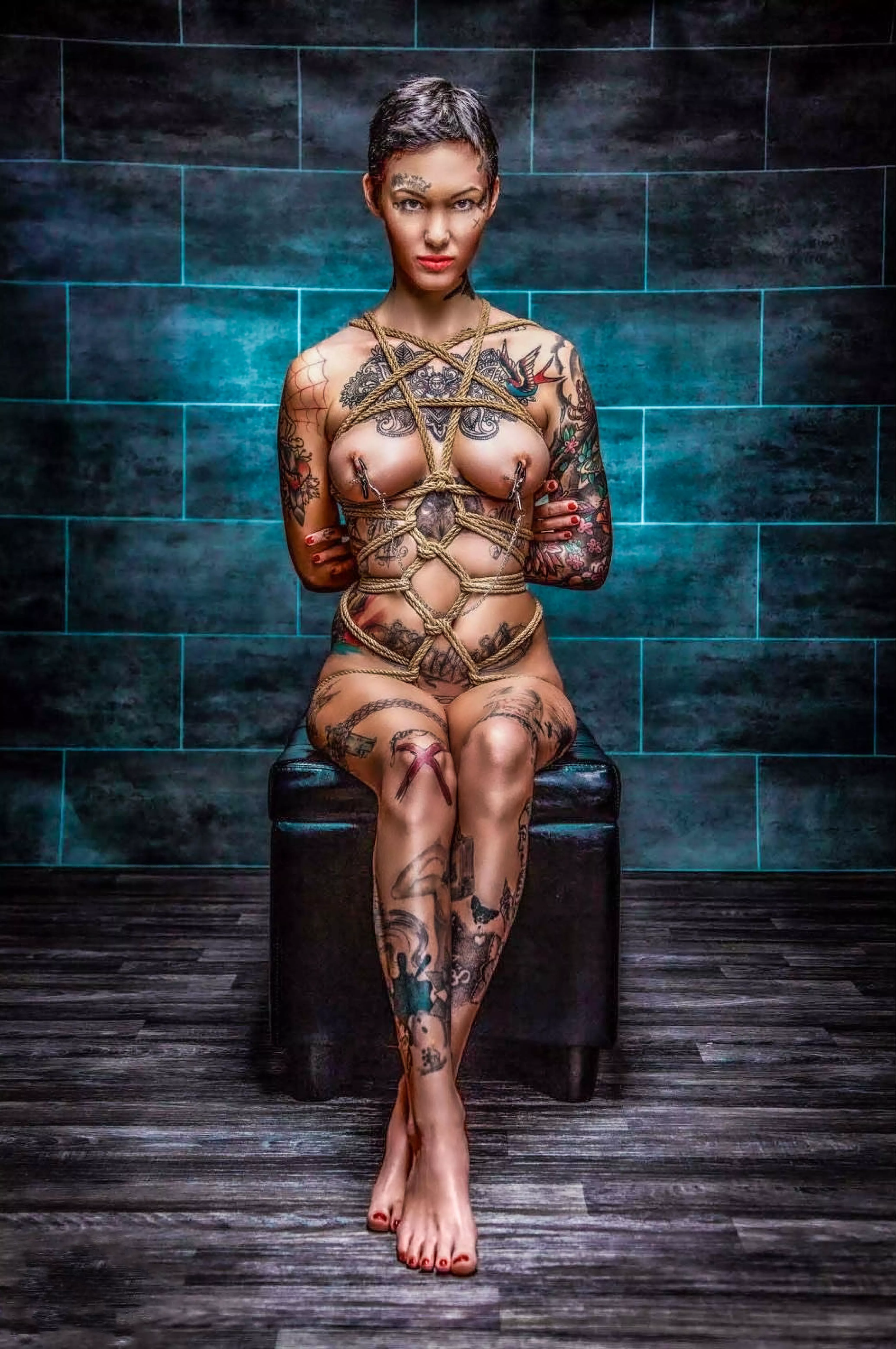 Bondage and tattoos posted by sunnymirte