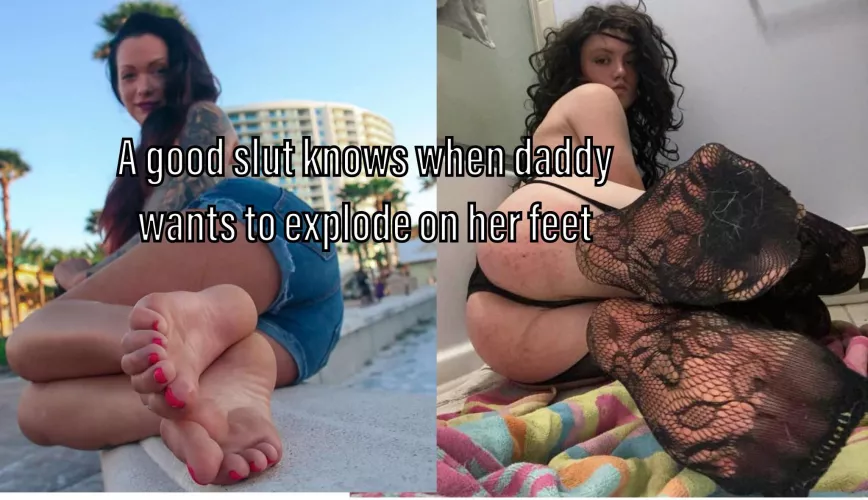 Bonnie posing like a pic I sent her with her beautiful t girl soles on display by Last_Border_4484