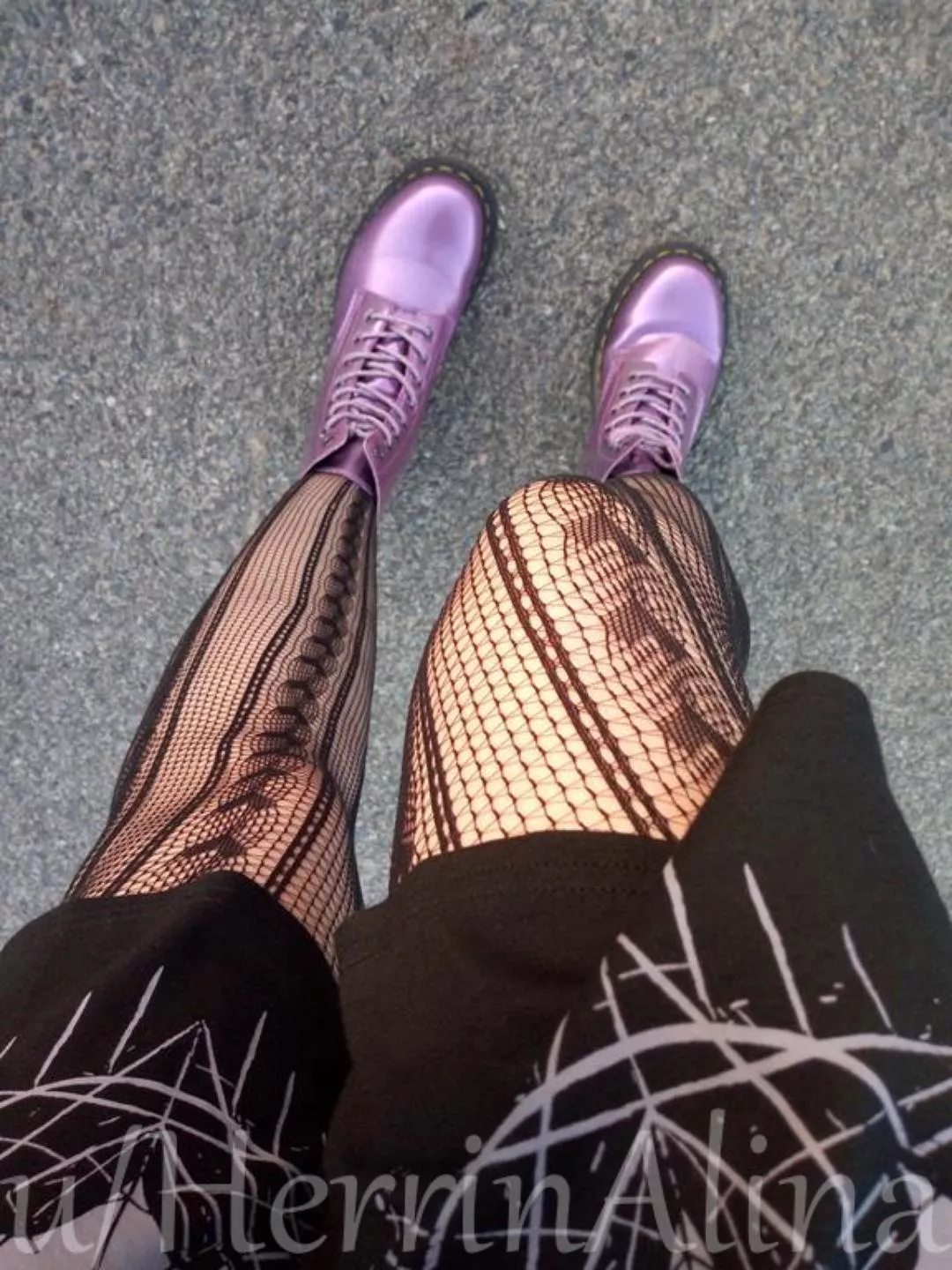 boots and fishnets 🔥 posted by HerrinAlina