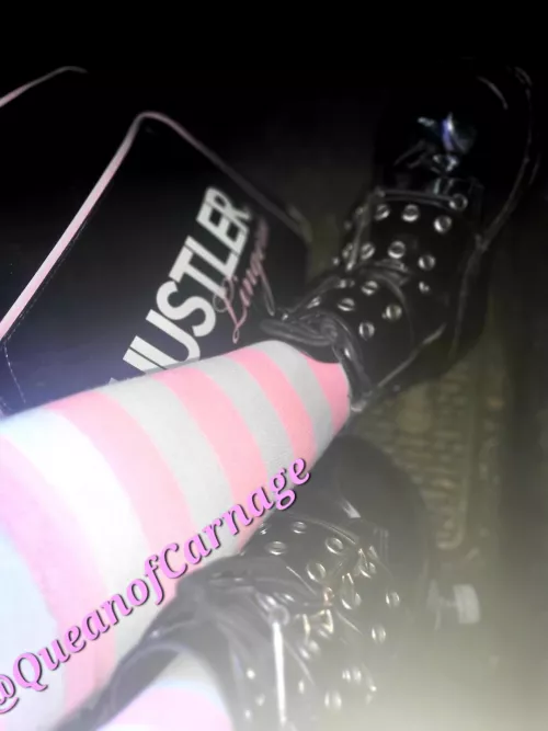 boots and stockings, just a few of my favorite things by zombiecakes88